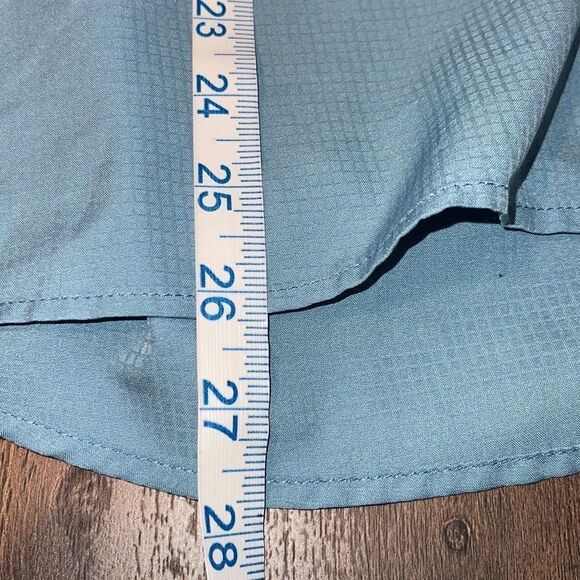 Sportswear Women’s UV Cut Polyester Button-Down Shirt Blue Medium - Picture 9 of 9